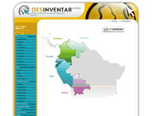 Tablet Screenshot of online.desinventar.org